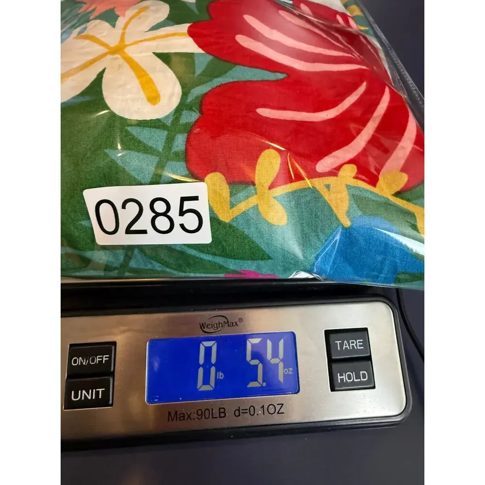 SUGARLIPS Tropical Puff Sleeve Blouse Floral Resort Statement Top M - Picture 8 of 8